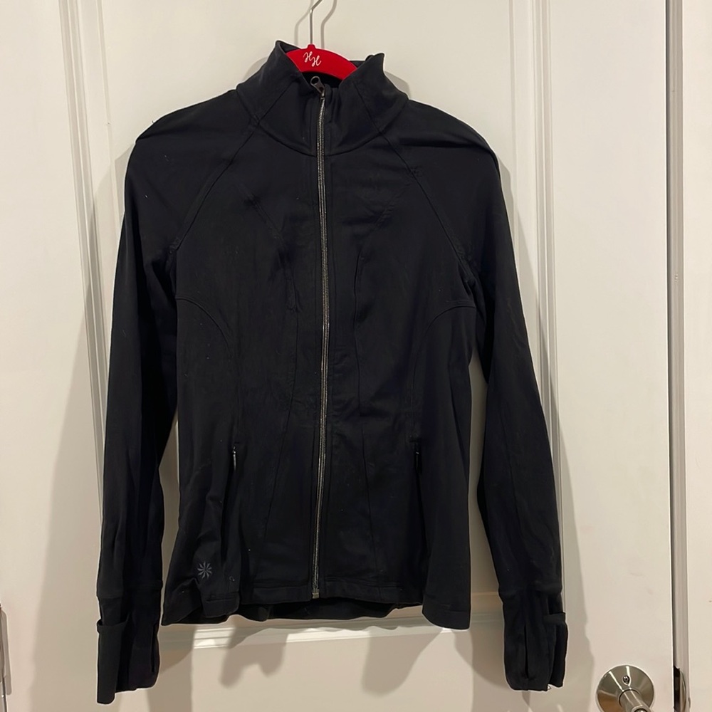 Athelta Black Zip up